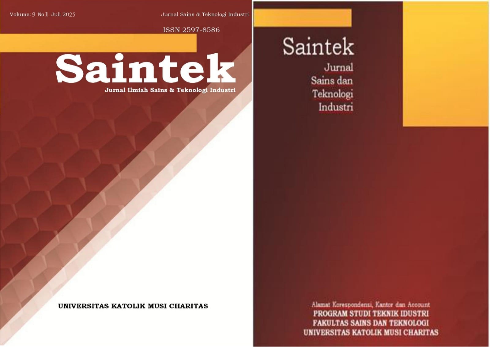 					View Vol. 10 No. 1 (2026): Vol. 10 No. 1 (2026): Saintek : Jurnal Ilmiah Sains dan Teknologi
				
