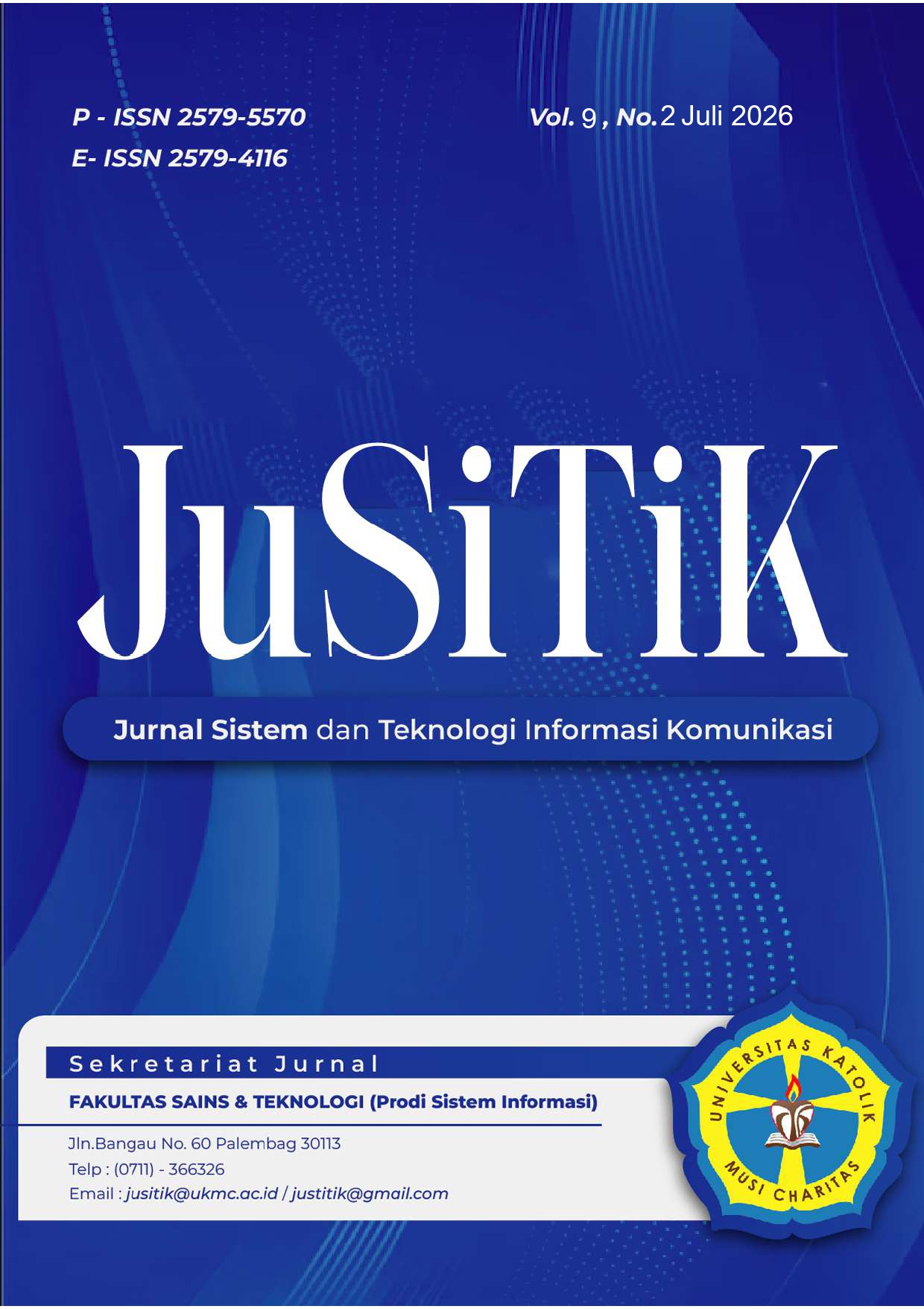 					View Vol. 9 No. 2 (2026): Jurnal Sistem dan Teknologi Informasi Komunikasi
				
