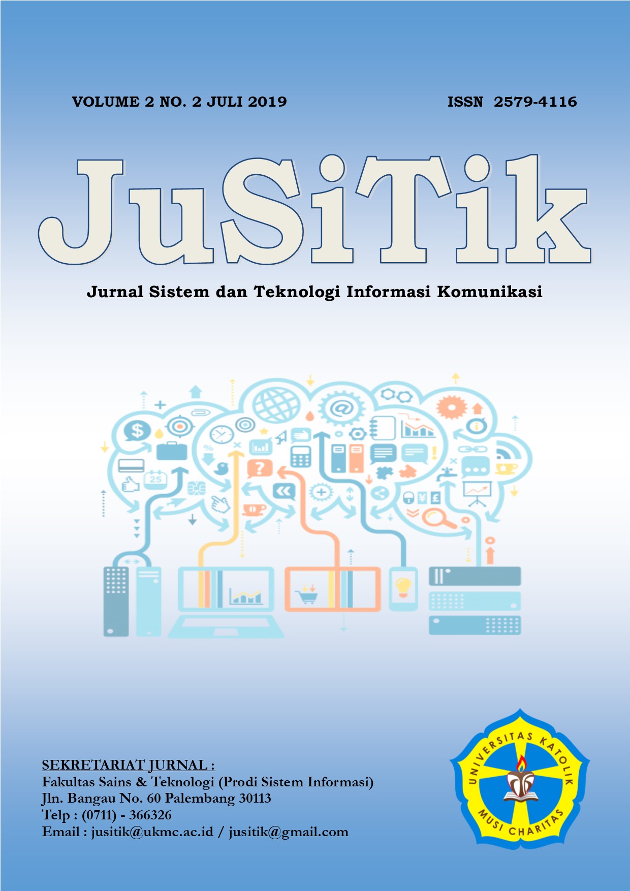 					View Vol. 2 No. 2 (2019): Jurnal Sistem dan Teknologi Informasi Komunikasi
				