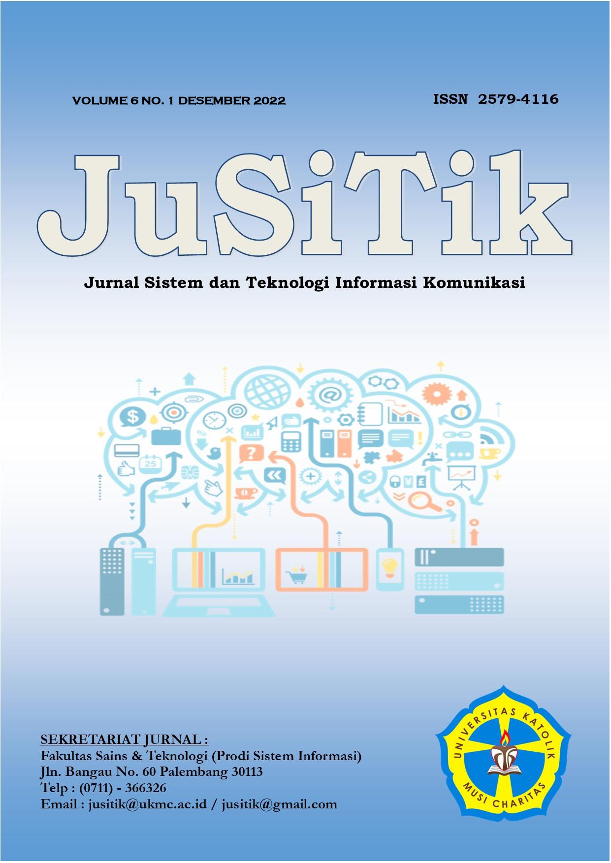 					View Vol. 6 No. 1 (2022): Jurnal Sistem dan Teknologi Informasi Komunikasi
				