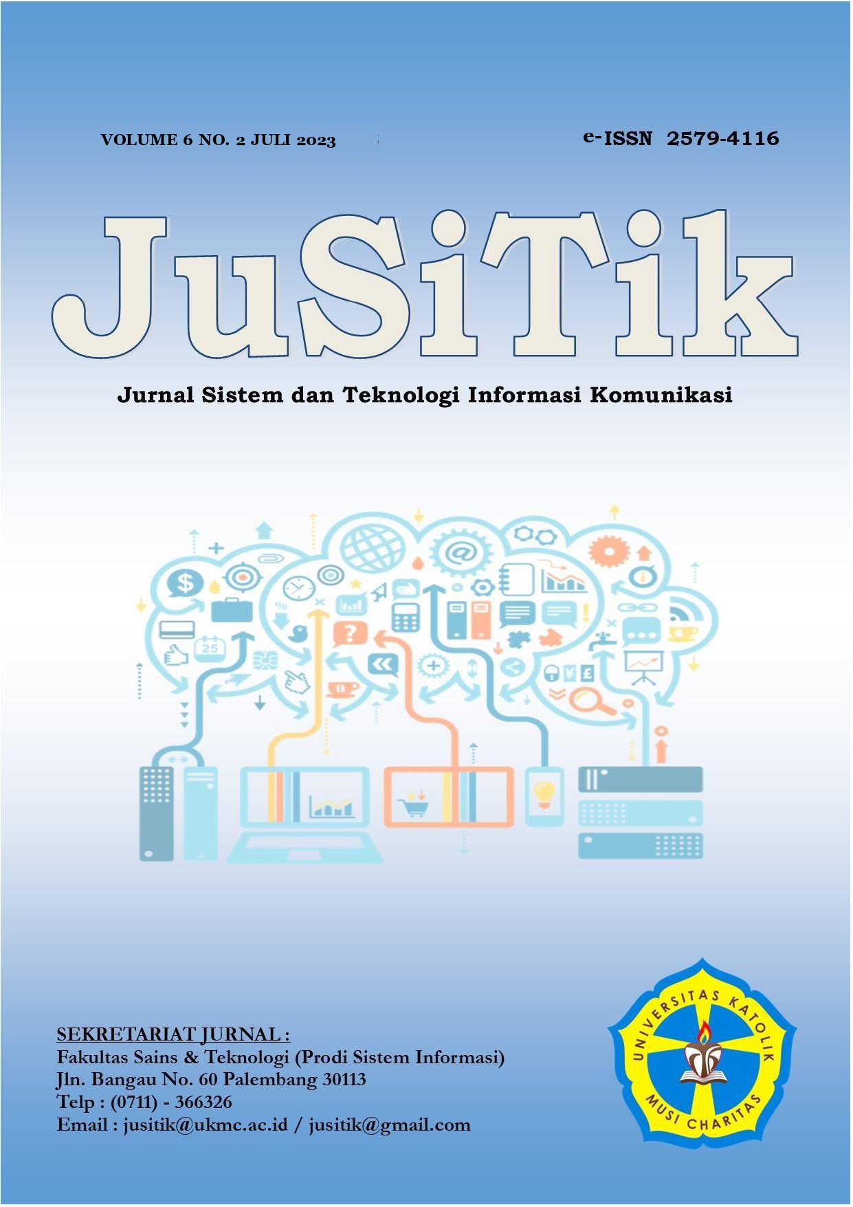 					View Vol. 6 No. 2 (2023): Jurnal Sistem dan Teknologi Informasi Komunikasi
				